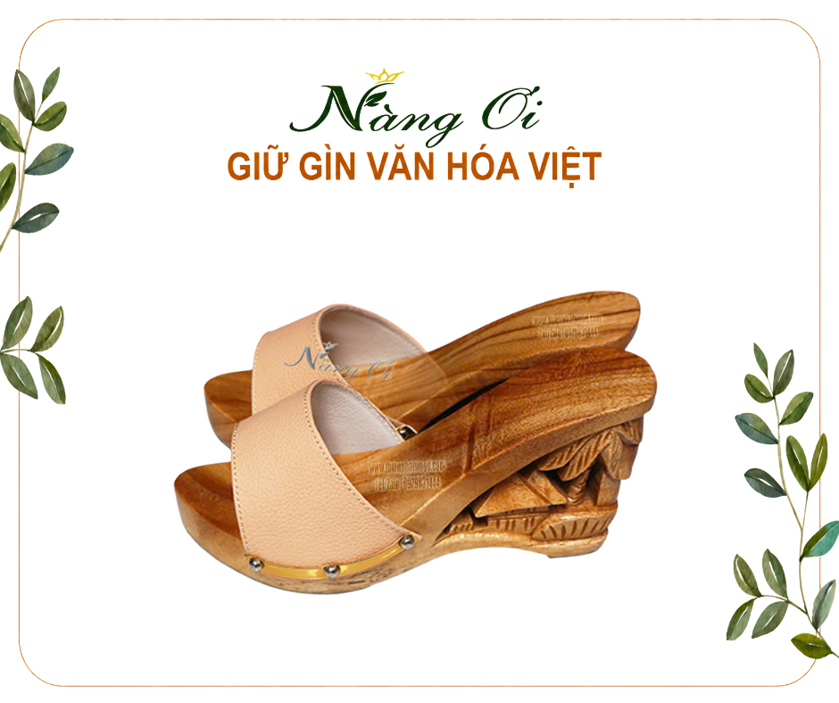 guốc gỗ nữ
